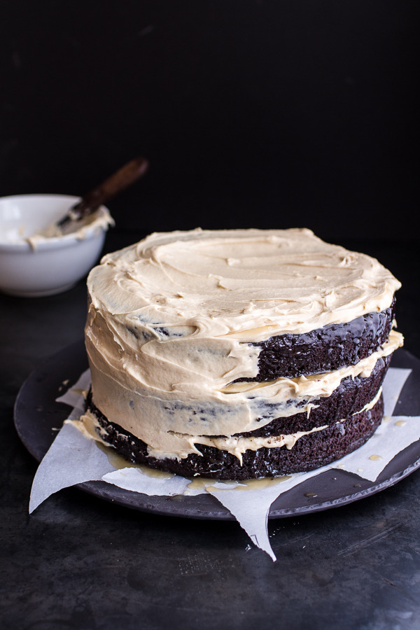 foodffs:  Salted Caramel Apple Snickers Cake. Really nice recipes. Every hour.  