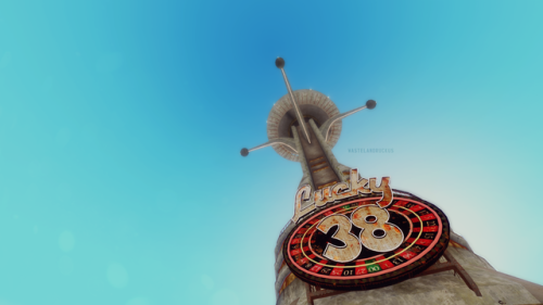 wastelandruckus: Morning at the Lucky 38 | request by @courierkitty