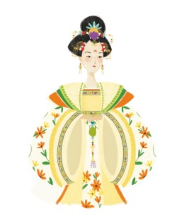 inzie2015:WIP of another historical lady…Wu Zetian, China’s only female emperor