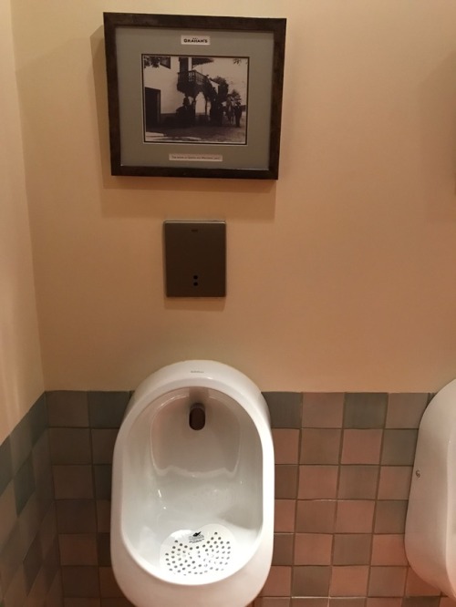 We visited these porto caves in Porto and I just had to see there urinals. Clean mensroom with pictu