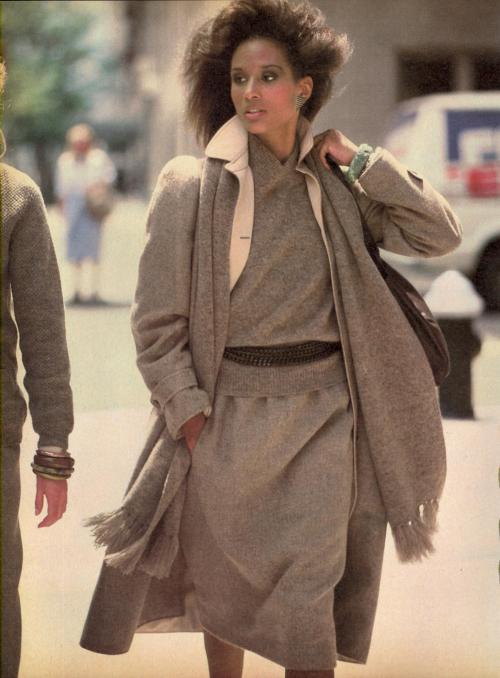 80s-90s-supermodels: “The New Working Style…”, VOGUE US, August 1980Photographer: