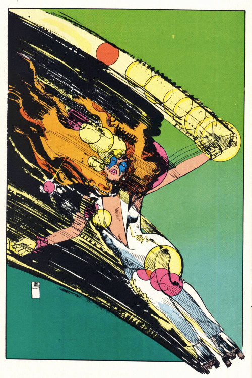 travisellisor:page 28 from Marvel Fanfare (1982) #8 by Bill Sienkiewicz