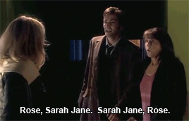 mizgnomer: The Tenth Doctor and Alec Hardy introducing their partners to important people from their past (and then dashing off) Doctor Who - Series 2, School ReunionBroadchurch - Series 2, Episode 1 