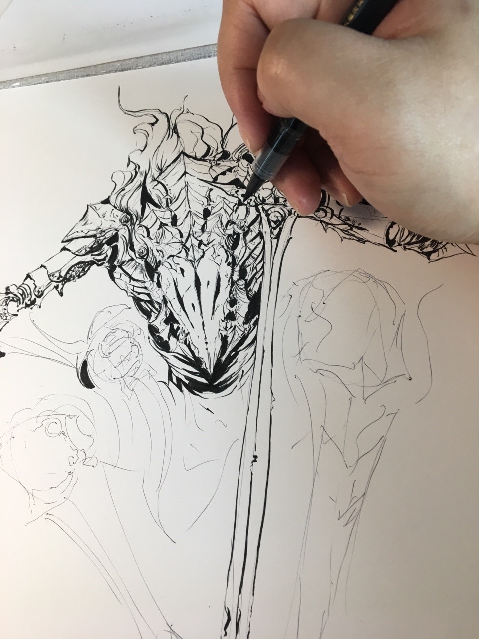 kekai-k:     Dark Knights drawing 