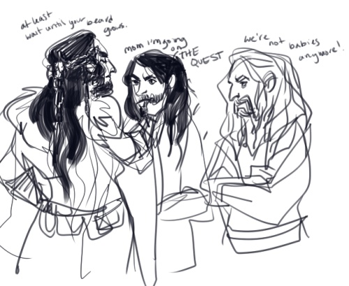 lostwiginity:bellsandbones:thorin i know my sons i don’t know why you’re letting them come alongsend