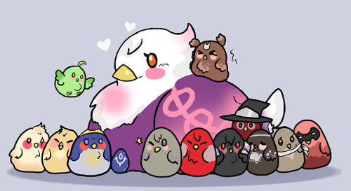 that moment when you’re a mama bird to not one, not two but thirteen random kids from the futu