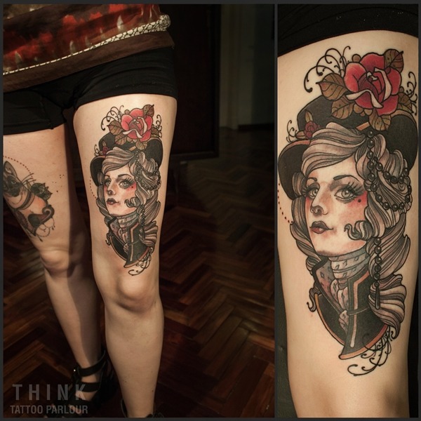 1337tattoos:  by Santi Bord , Think Tattoo Parlour :)submitted by http://santibord.tumblr.com