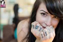 sglovexxx:  Aisline Suicide in Moody Blue