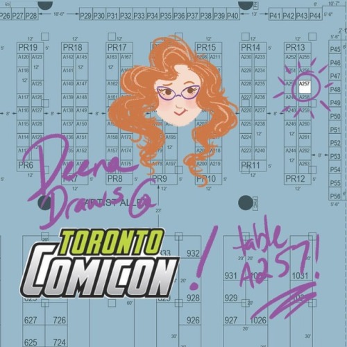 Toronto Comic Con is happening tomorrow! I’ll be in artist alley at 257, so come say hi! #toro