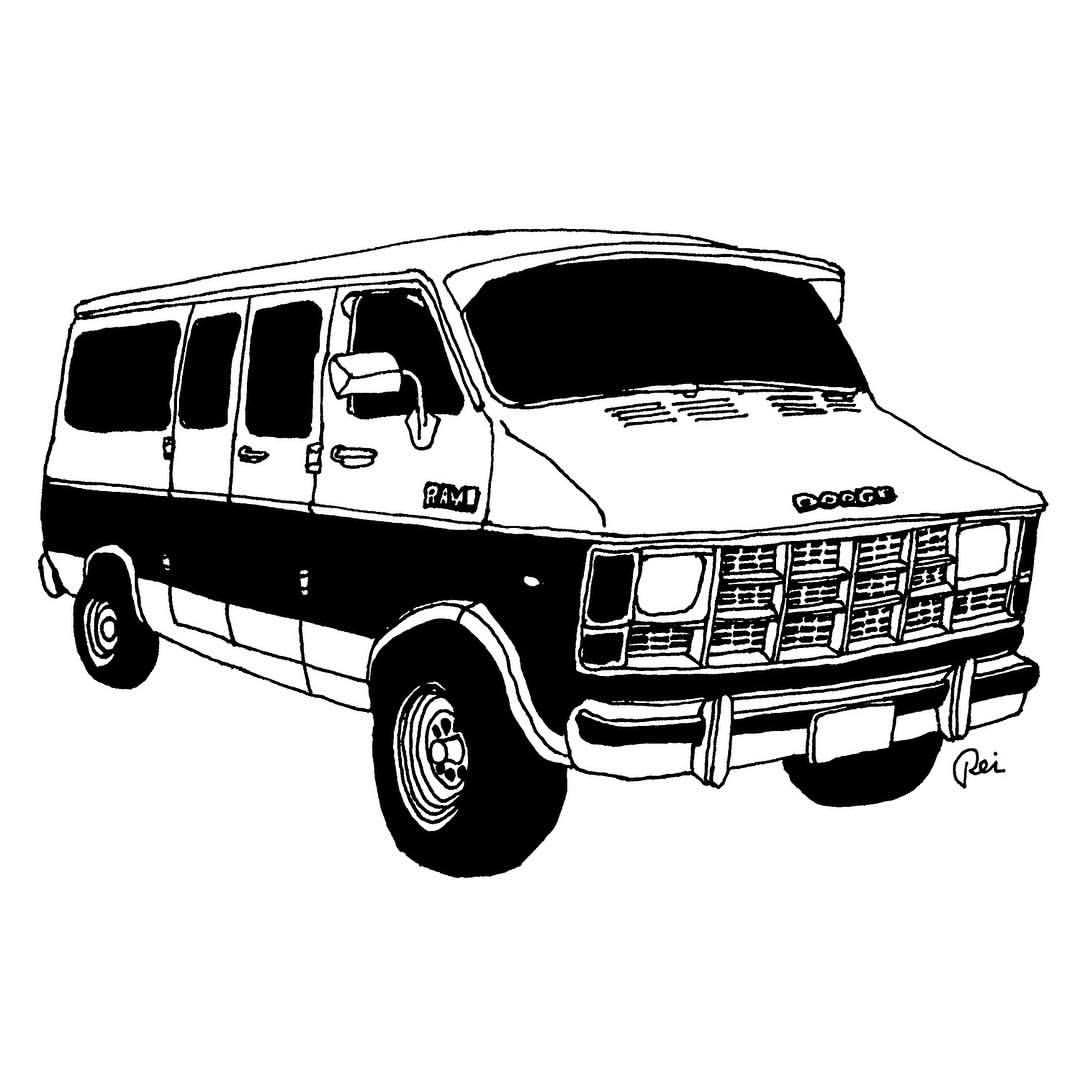 How to Draw a Minivan  Mini van Van drawing Mini bus