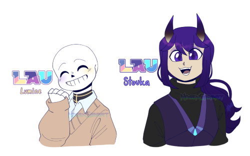 LAU designs I just had fun doing today~ (Except for Lumine’s who was originally made by @iyumiichi )