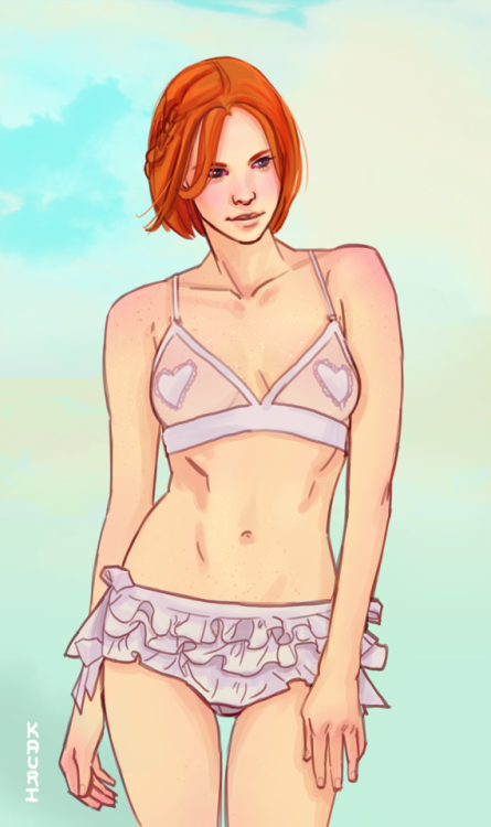 kauriart: Ladies of Skyhold: Leliana Leliana wears the frilliest underthings, and you cannot convinc