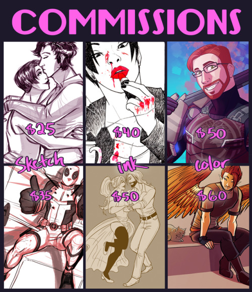 I’m open for commissions! You can find full info here: https://zeecosh.tumblr.com/commissionsEmail m