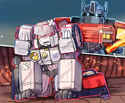 x1000mega:     War Within：Optimus and Megatron