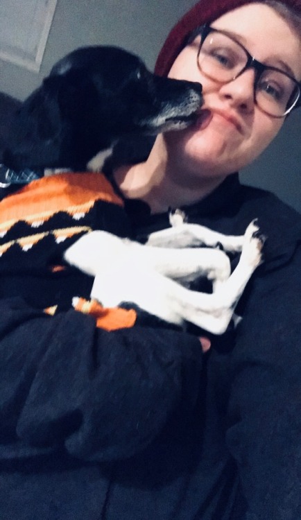 phillylesty:  Finally got a good selfie with my pup  [he/him]