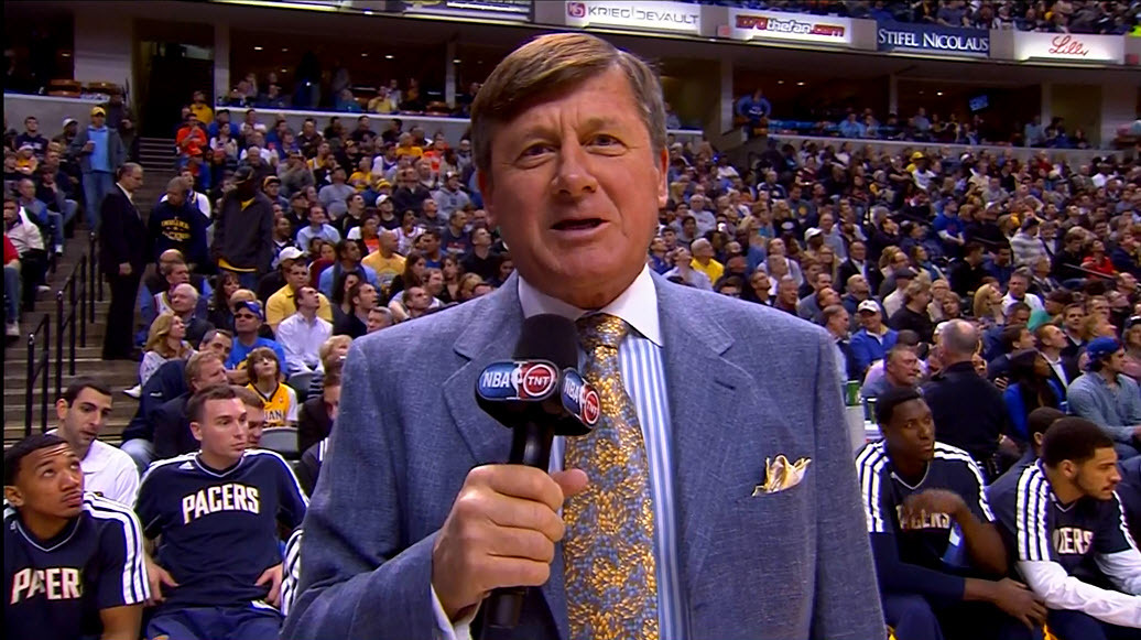 1/10/2013 - Knicks @ Pacers
Craig Sager 1st quarter sideline report