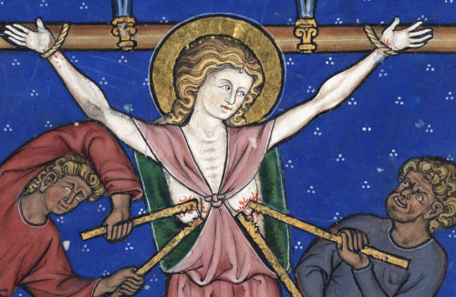 martyrdom of Saint Agatha‘Livre d'images de madame Marie’, Hainaut or Brabant ca. 1280-1290BnF