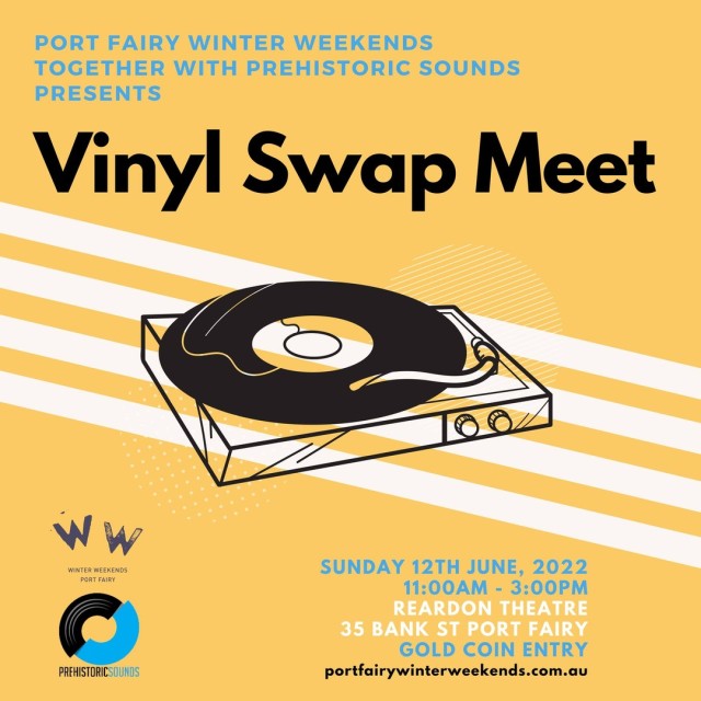 Just a gentle reminder that the Vinyl Swap Meet on Sunday June 12th at the Reardon Theatre In Port Fairy, a large open venue with full disability access. We have 8 sellers now confirmed including one from Adelaide! #prehistoricsounds #recordfair #southwestvictoria #winterweekendsportfairy #pfww https://instagr.am/p/Cd0HSlFsDaG/ #IFTTT#Instagram