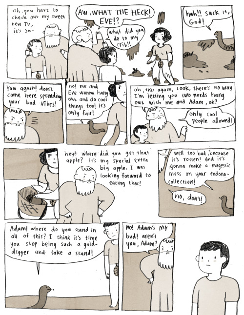 uglyfun:  annavonsyfert:  drama and snake-friendship. I was gonna make like a 2 page comic just for fun and then it ended up with 6 pages, woops  This is everything I’ve ever wanted in a comic. 