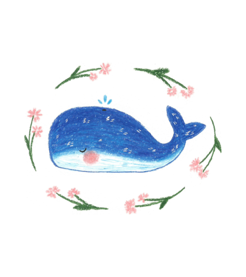 ash-elizabeth-art:Animal Art April day 7: a wistful whale