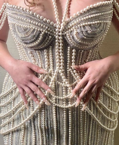 thegivenchythree: Barbie Ferreira in Jonathan Simkhai  Met Gala | “In America: A Lexicon of Fashion”