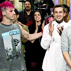 joshsduns:@joshuadun: going to play on SNL tonight. I’m going to throw up on live television I know 