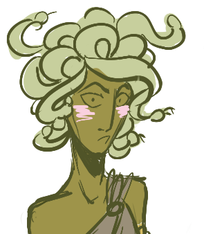 e2ropa:  speciallagentdanascully:  Concept: medusa is a lesbian and that’s why