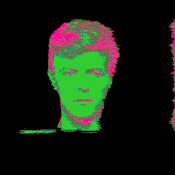 glitchgifsandotherfunstuff:  David Bowie