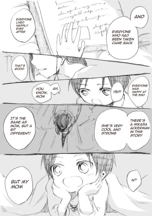 coffeemugkisses:  jean—biscuit:  【エレミカ】12年後の君へ by ｼｭﾀﾀﾀ… All credit goes to the original artist, I just translated it :) I can honest to god say that I cried my eyes out while translating.  I just want them to be