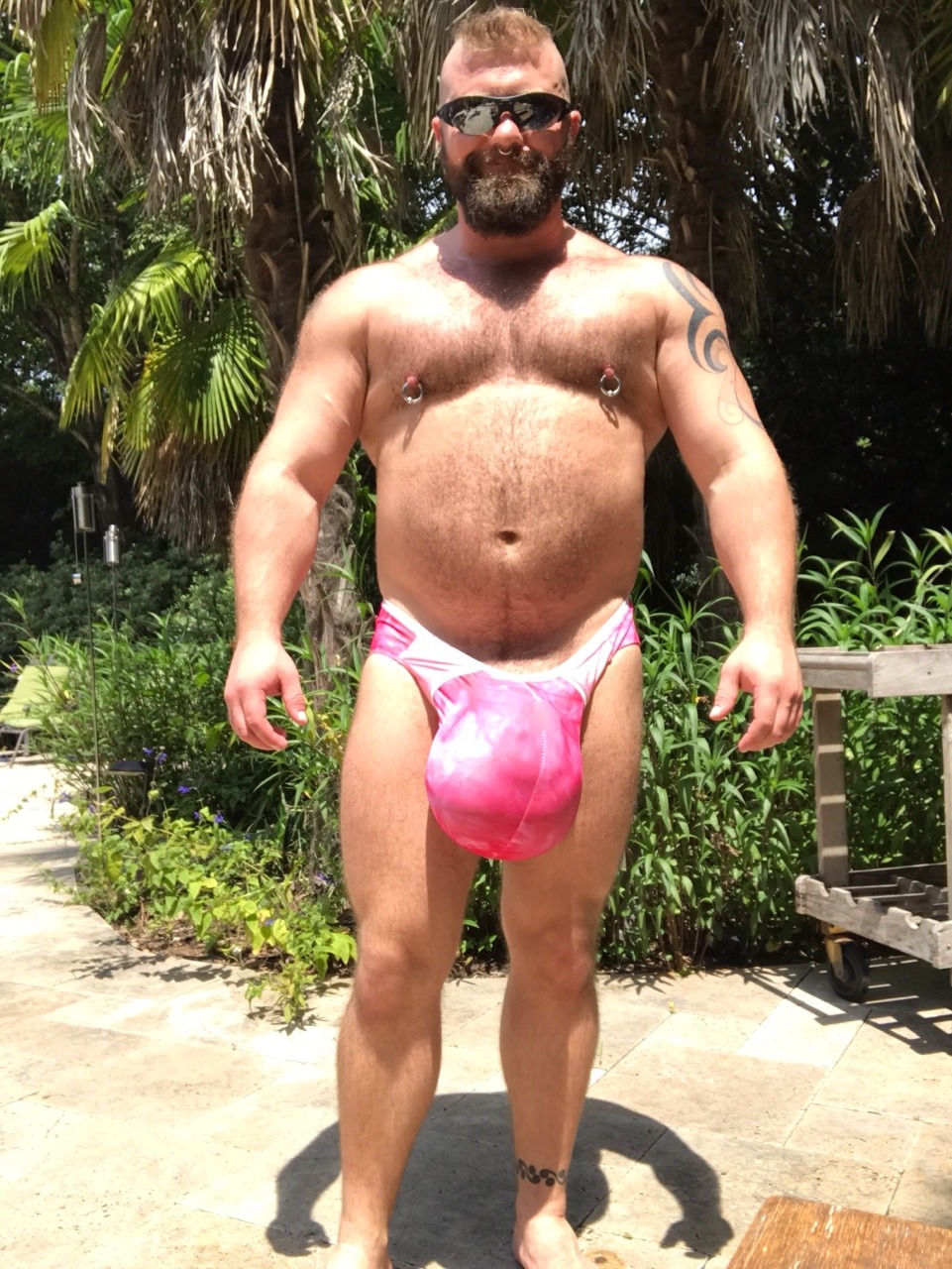 mcmeathead2:  I forgot my swimwear, so I just wore my  @cut2medesigns undies instead.