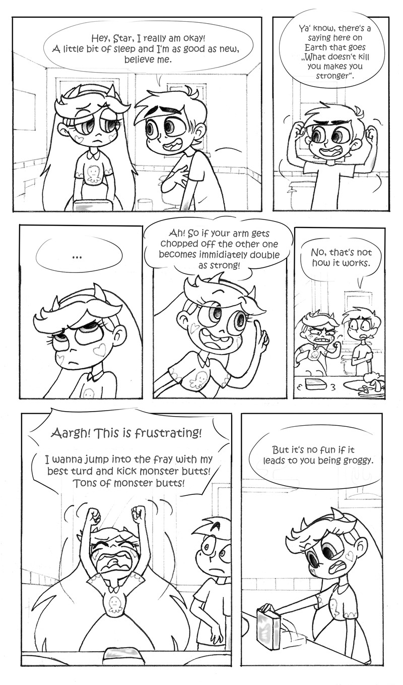 kotilokiki:  One of the suggestions I got was “star feeling bad that she puts Marco