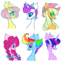 suippupupu:different mane styles!