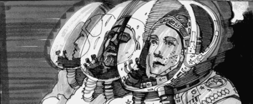 RIDLEY SCOTT’S STORYBOARDS FOR “ALIEN” (1979)