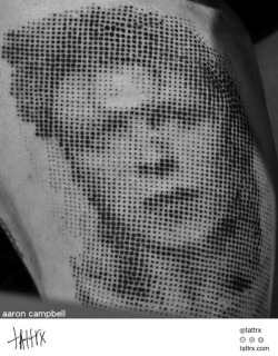 tattrx:  Aaron Campbell Tattoo | Seattle Washington - David Bowie Portrait tattrx.com/artists/aaron-campbell