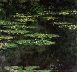 labellefilleart:  Water Lilies, Claude Monet 