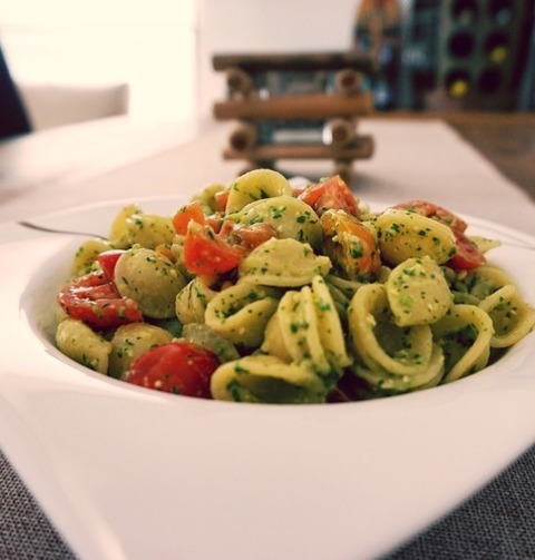 Creamy Vegan Pesto Pasta Recipe