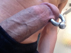 piercedandcut:  the-forth-knife:  konadave13:  Nothing like a morning HARD ON and tugging on my PA.  Mhmmmm….. ! Tooth Chipper !  Pierced like all men should be!