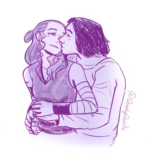 quiche-draws: A surprise kiss ❤️PLEASE DO NOT REPOST! REBLOG ONLY!