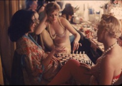 Dreamgettogether:  Hot Girls Play Chess // Photo By Gordon Parks, 1958 