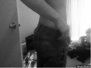 adventuresinundies:  Getting ready to shower c; 