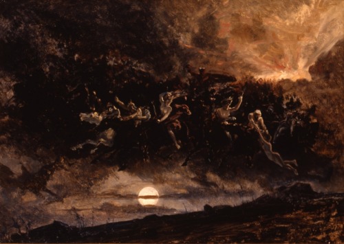 hideback:Peter Nicolai Arbo (Norwegian, 1831 – 1892) The Wild Hunt, 1871The Wild Hunt, 1871The Wild 