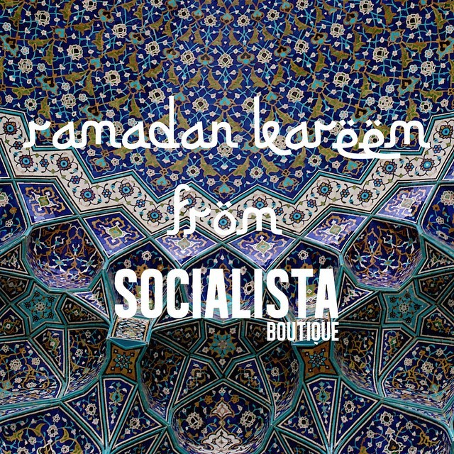 Wishing you a Ramadan Kareem and a blessed month from #socialistadubai #ramadankareem