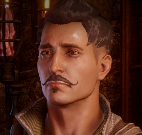 dorianbabus:  “WHAT DO YOU MEAN YOU’RE NOT GOING TO ROMANCE ME”  Working on a good two out of three. Sorry fenris, anders had puppy eyes AND JUSTICE… could not resist dorian after his ‘im here, ill protect you’ line…