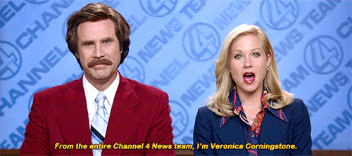 aliciavikander:Anchorman: The Legend of Ron Burgundy (2004) dir. Adam McKay