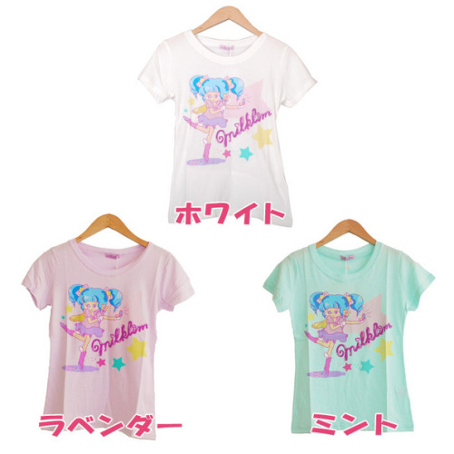 【ミルクリーム/milklim】ショートスリーブマジカルTシャツ 990円