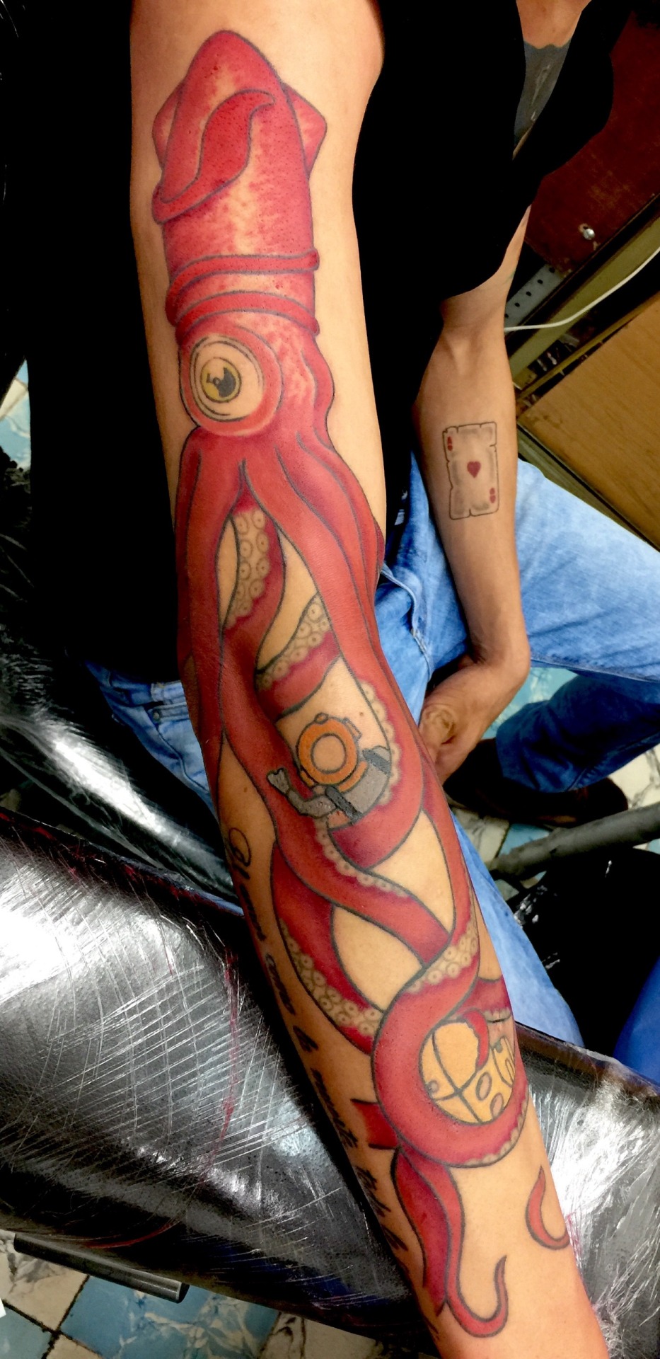 Avanzando Un Poco Más De #tinta #sesiones #calamar