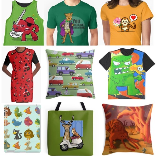 Ah Redbubble, the place my illustrations, paintings and patterns go to make new friends and find new