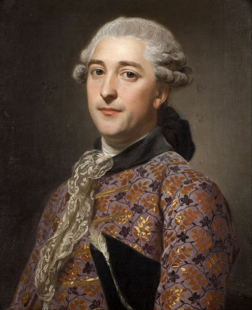 Portrait of Prince Vladimir Golitsyn Borisovtj by Alexander Roslin, 1762.
