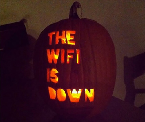 thcolleen: wwinterweb: Truly Terrifying Pumpkins (see 9 more) Only one that scares me is comic sans 