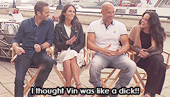 domsletty:  Michelle Rodriguez&rsquo;s first impressions of Fast &amp; Furious